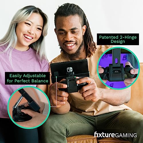 Fixture S1 Bundle: The Original Mount Plus USB Carrying Case for the Nintendo Switch & Pro Controller - size: S1 + Case - For Switch (2017)