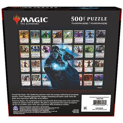 Magic The Gathering, Planeswalkers 500 Piece Puzzle MTG Jigsaw Puzzles 500 Pieces Adult Puzzles 500 Piece Puzzles for Adults & Kids 12+ - color: Planeswalkers 500pc Puzzle