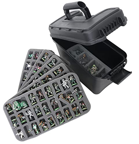 Case Club 123+ Miniature Figure Case Fits Warhammer 40K, DND & More