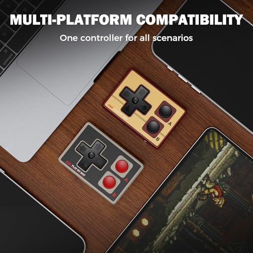 IINE Mini Controller for iPhone/iPad/Android, Portable Wireless Controller for TikTok Scrolling, E-book Page Turning, Music Control, PPT Clicker, Selfie Shutter, with Wrist Strap (Red) - color: Red