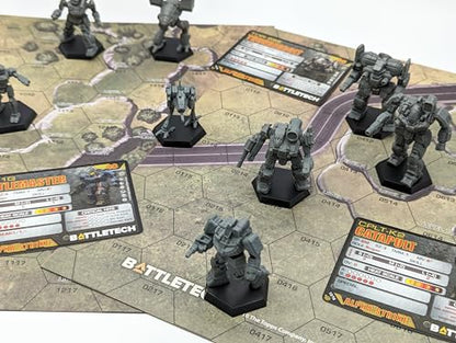 BattleTech A Game of Armored Combat 40th Edition Game by Catalyst Game Labs | Sci Fi Miniatures Wargame Starter Set with Tactical Mech Combat Maps Dice Rulebooks Terrain and RPG Inspired Strategy | Catalyst Game Labs, Box Contains 8 Pre-Assembled Miniatur