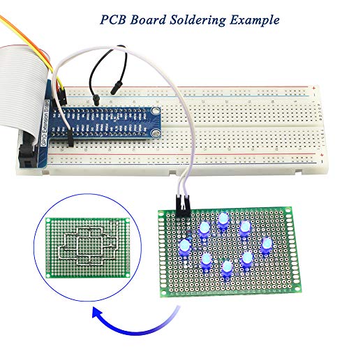 Electronics Component Fun Kit w/E-Book, Upgraded Electronic Starter Kit with Breadboard, Jumper Wires, PCB Soldering Kit, LEDs & Resistor Kit for Arduino, Raspberry Pi, ESP32, ESP8266