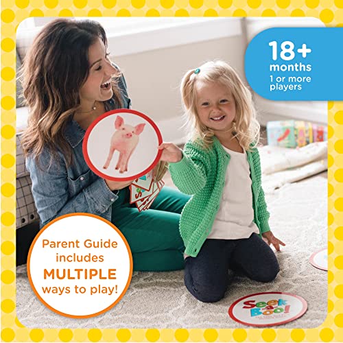 MindWare Seek-a-Boo Seek and Find Memory Game and Toddler Flash Cards Matching Game | Seek-and-find memory game for toddlers—flip and match picture cards to build memory, vocabulary and focus, ages 2+