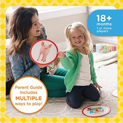 MindWare Seek-a-Boo Seek and Find Memory Game and Toddler Flash Cards Matching Game | Seek-and-find memory game for toddlers—flip and match picture cards to build memory, vocabulary and focus, ages 2+