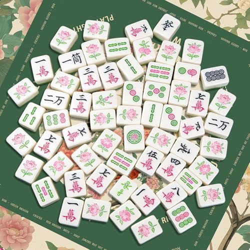 Swallow Mahjong Table Mat, Non-Slip Noise Reduction Mah Jong Mat with Carrying Bag, Game Table Cover for Mahjongs Poker Card, Festival Birthday Gift for Mahjong Lovers, 31x 31In - color: Swallow