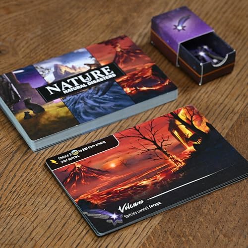 Nature Board Game Expansion – Module 3: Natural Disasters | Survive Volcanoes, Ice Ages, and Catastrophic Ecosystem Events | Wildlife Strategy Game | 1-4 Players, Solo Mode, Age 10+ | Northstar Games