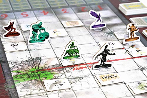 Rabbiteer Dungeon Derby, 3-6 Players, Family Friendly Strategy Board Game | Standard Edition, Real-Time Racing Game, Strategy and Spell Cards Included