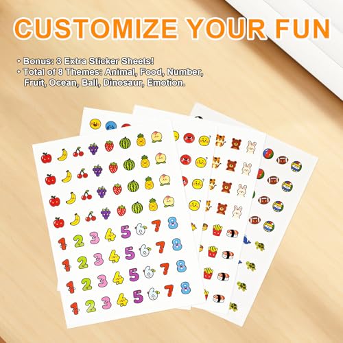 Vita Mahjong Game Set with Stickers, 65 Tiles DIY Plastic Mahjong Block Set, 2 Player Seaside Escape Push Tiles Game (Blue) - color: Blue