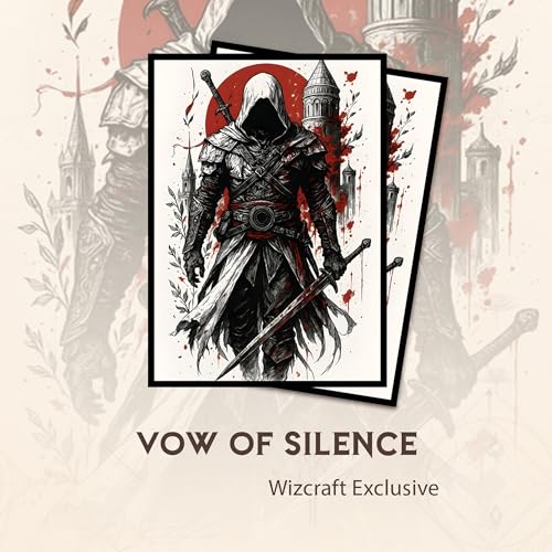 Vow of Silence - MTG Card Sleeves, 104ct, Standard Size, Smooth | Perfect for Double Sleeving, Smudge Resistant Matte Back, Standard 66x92mm - Compatible with Magic The Gathering & TCG Cards - color: Vow of Silence, size: Smooth