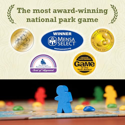 Underdog Games Trekking The National Parks - Award-Winning Family Board Game for Kids Ages 12+ - Easy to Learn, Fun Activities for 1-5 Players, Great for Family Bonding & for National Parks Lovers