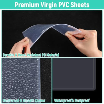 50ct 5x7 Toploaders - Clear Rigid Photo Protectors Durable Card Protectors for Trading Cards, Photos & Collectibles, Hard Plastic Sleeves, Fits 5x7 Inch Sheets