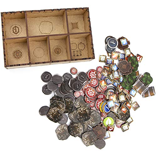 Organizer for Gloomhaven Jaws of The Lion Board Game, Storage Insert, Accessories Upgrade