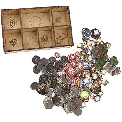 Organizer for Gloomhaven Jaws of The Lion Board Game, Storage Insert, Accessories Upgrade