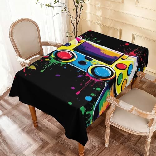 Waterproof Table Cloth Fashion Home Tabletop Decoration Rectangle Tablecloth Video Game Gaming - color: Color13, size: 59.8x102.4in