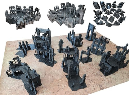 Imperialis Headquarters: Gothic Sci-Fi Terrain for 28mm Wargames, RPGs & Miniature Battles – Modular Cathedral for Immersive Tabletop Play