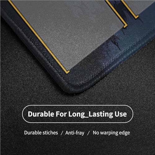 MTG Playmat with Zones Stitched Edges, 24 x 14 inches Castle MTG Mat for MTG Trading Card Game Playmats Smooth Surface Battle Game Rubber Collection - color: Fire Cloud With Zones