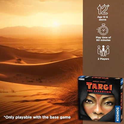 Targi Expansion | Two-Player Game | Strategy Board Game | Expansion for Award-Winning Game Targi | from Kosmos Games by Thames & Kosmos - style: Targi Expansion