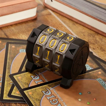 MTG Life Counter Wheel Health Tracker Gradient Game Counter for Board Game Compatible Table top Games with Magic Card Game Accessories CCG Creature Stats (Black) - color: Black