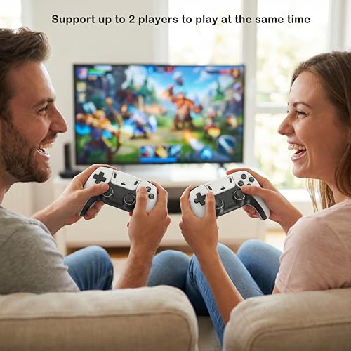Retro Gaming Console - Plug&Play Classic Video Game Emulators Stick with Built-in 39900+ Games,28 Classic Emulators, 4K HD HDMI TV Connect, Dual 2.4G Wireless Controllers