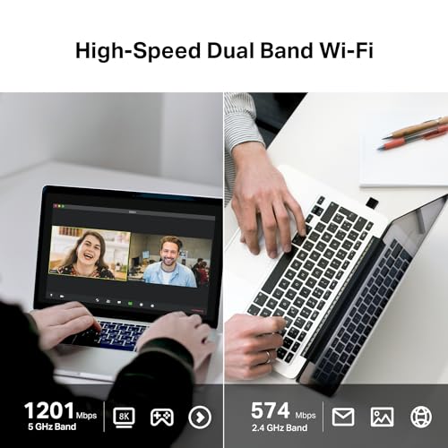 TP-Link Nano USB WiFi 6 Adapter for PC(Archer TX20U Nano) - AX1800 2.4G/5G Dual-Band Wireless Network Transceiver Adapter for Desktop PC, OFDMA, MU-MIMO, WPA3, Travel Size, Supports Windows 11/10 - style: AX1800 WiFi 6
