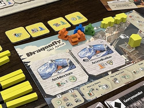 Alpenglow: The Ski Resort Board Game | Fun Strategy Game for Adults and Teens | 2-5 Players | Includes Apres Ski Expansion