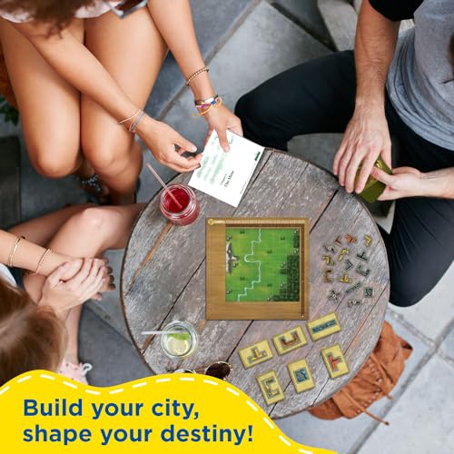 Thames & Kosmos My City | Family – Friendly | Legacy Board Game | Kosmos Games | 2 to 4 Players | Ages 10 and Up | Award Winning Designer Reiner Knizia , Blue - style: My City