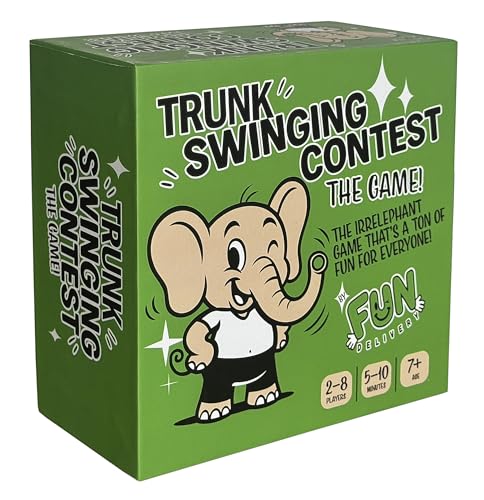 Trunk Swinging Contest Fun Action Party Game, 2 Player Set | Hip Swing Race, Indoor and Outdoor, Group Hilarious, Adults and Family, Office Parties, Family Game Nights, Gag Gifts