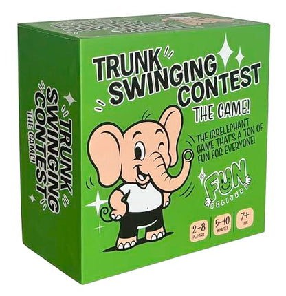 Trunk Swinging Contest Fun Action Party Game, 2 Player Set | Hip Swing Race, Indoor and Outdoor, Group Hilarious, Adults and Family, Office Parties, Family Game Nights, Gag Gifts