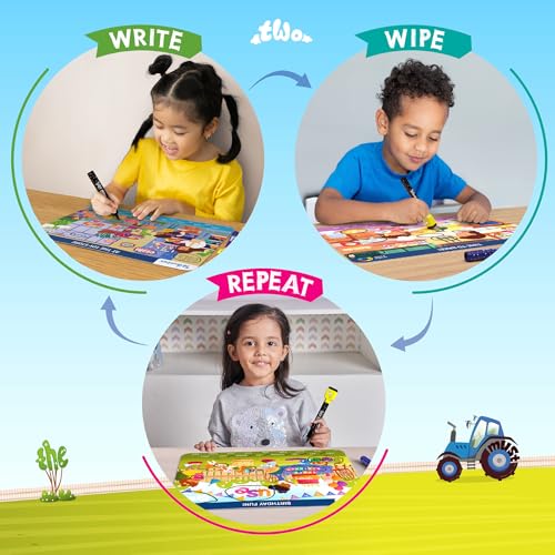 Skillmatics Search and Find Sight Words Educational Game - Reusable Preschool Learning Activities, Perfect for Toddlers & Kids Who Love Toys, Builds Vocabulary, Gifts for Ages 4, 5, 6, 7 - style: Search & Find Sight Words