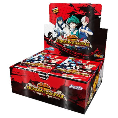 My Hero Academia Collectible Card Game Series 2 Unlimited Crimson Rampage Booster Display | 240-card 24-Pack Booster Display | Ages 14+ | 2 Players | Avg. Playtime 20-30 Minutes | Made by Jasco Games
