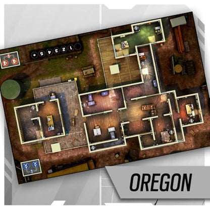 Mythic Games, 6: Siege The Board Game Bundle: Concrete City - Map Pack 1, Dead End - Map Pack 2, Sand and Dust - Map Pack 3 (3 Items)