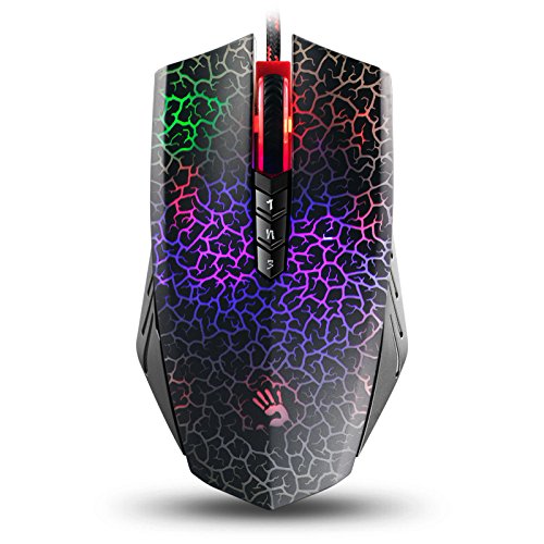 Bloody Optical Gaming Mouse with Light Strike (LK) Switch & Scroll - Fully Programmable and Advance Macros (A70 II) - color: A70