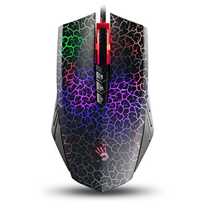 Bloody Optical Gaming Mouse with Light Strike (LK) Switch & Scroll - Fully Programmable and Advance Macros (A70 II) - color: A70