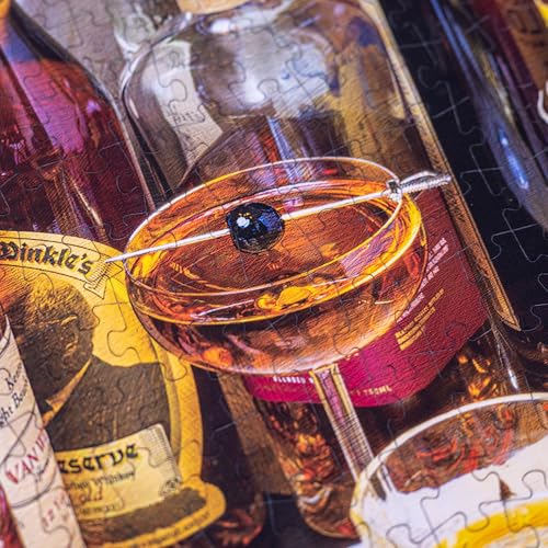 Aged to Perfection: The Art of Bourbon Puzzle Part 1, Premium 1000 Piece Jigsaw Puzzle for Adults, Glare-Free, Soft-Touch Puzzles, Made in USA, 26.6" x 19.25" - color: Aged to Perfection: the Art of Bourbon, Part 1
