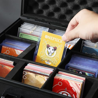 Toploader Storage Box for 3" x 4" 35PT Rigid Card (Extra Large) | Hard Case, Dividers, Durable, Large Capacity, Ultimate Protection - size: Extra Large
