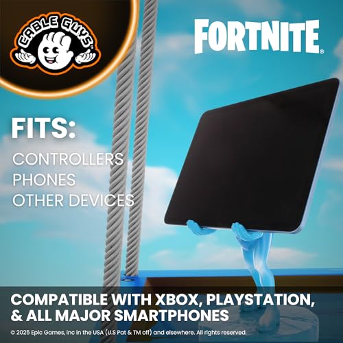 Cableguys Fortnite Polar Peely XL Gaming Device & Tablet Stand - Large Tablet & Cell Phone Holder for Desk, Compatible with iPad and Portable Game Consoles, Desktop Accessories for Gaming Setup