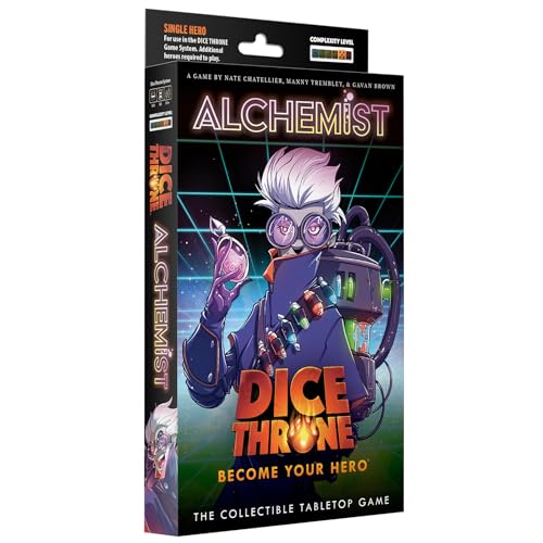 Dice Throne Box Game - Strategic Dice & Card Battler (Alchemist - Hero Pack) - style: Alchemist - Hero Pack