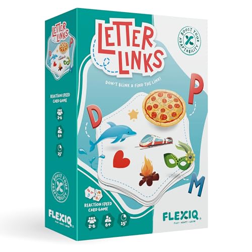 Letter Links — Word Match Game by FlexiQ, Brain Teasers for Kids 6+, Board Games for Family Night - style: Letter Links