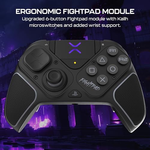 Turtle Beach Victrix Pro BFG Reloaded Wireless Gaming Controller for PS5 | PS5, PS4, PlayStation, PC, Modular, Fightpad Module, Hall-Effect Sticks, Triggers, 4 Remappable Buttons, Esports, Black - color: Black