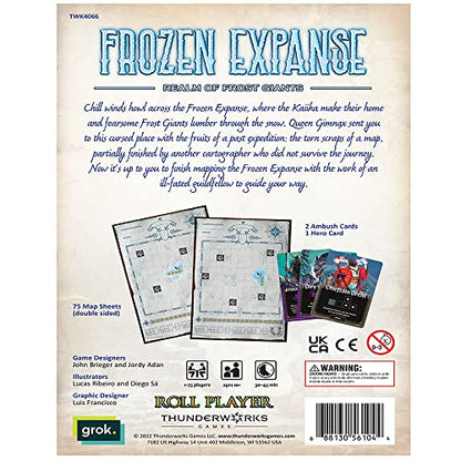 Cartographers: Map Pack 4, Frozen Expanse | Expansion for The Award-Winning Game of Map Drawing | Strategy Flip and Write Fantasy Board Game | Family Game for 1-75 Players by Thunderworks Games - style: Pack 4