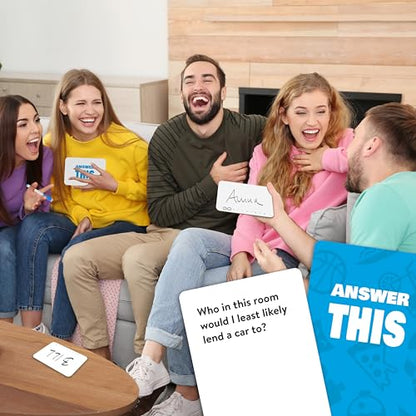 Answer This - Friends - How Well Do You Know Your Family & Friends? - Fun Party Card Game for Teens & Adults - Great Conversation Starter - color: Friends