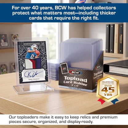 BCW Thick 138PT Card Top Load Holder (Pack of 10), 3 x 4