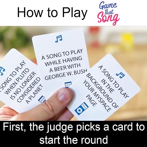 Game That Song 2000's Mix Expansion - 50 New Cards - Music Card Game for Family, Adults, and Teens. Hilarious, Addictive, and Competitive Fun for Game Nights! - style: 2000's Expansion