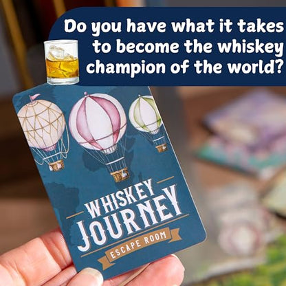 Boxer Gifts Whiskey Escape Room Game - Whisky Gifts for Men - Bottle Puzzle Box - Crack The Code Unlock The Bourbon