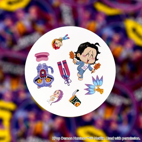 Spot It! K-Pop Demon Hunters Card Game (Eco Blister) | Fast-Paced Matching Game Featuring Characters, Icons & Symbols from K-Pop Demon Hunters, Ages 6+, 2-8 Players, 15 Mins