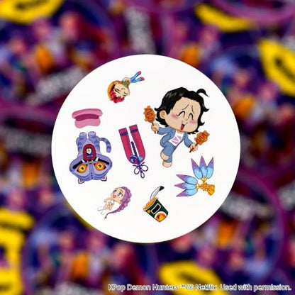 Spot It! K-Pop Demon Hunters Card Game (Eco Blister) | Fast-Paced Matching Game Featuring Characters, Icons & Symbols from K-Pop Demon Hunters, Ages 6+, 2-8 Players, 15 Mins