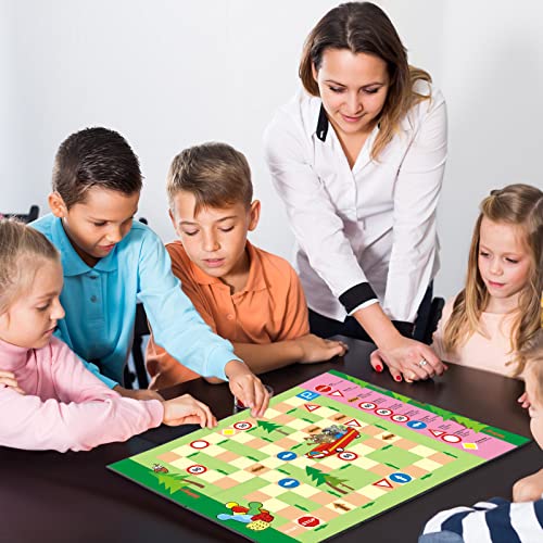 Zhanmai 4 Pcs Folding Blank Game Board 17 x 17 Inch Make Your Own Game Board, Quad Fold Dry Erase Blank Games Boards for School Classroom DIY Games Activities, 4 Folders - style: 17 x 17 in