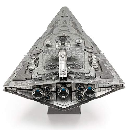 Metal Earth Puzzle 3D Destroyer Imperial Star Wars Metal Jigsaw Puzzles Buildable Model Kits for Adults Challenging Level 6.7 X 9.73 X 7.39 Inches