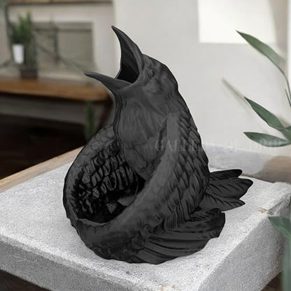 Enchanting Raven Dice Tower for RPG Enthusiasts, Perfect Dungeons and Dragons Accessory, Ideal DND, Crow, Bird, D&D Dice Rolls & Gifts, Warhammer, Fantasy Gaming Charm, Custom Tabletop Cyberpunk