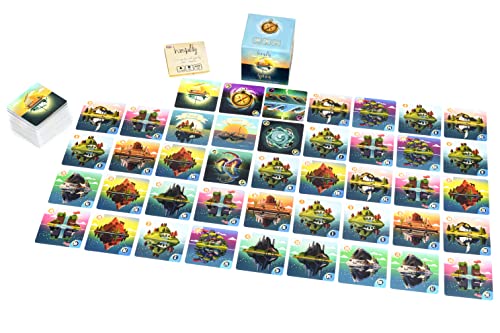 Tranquility Board Game - Set Sail for Paradise in This Silent Cooperative Adventure! Strategy Game, Family Game for Kids and Adults, Ages 8+, 1-5 Players, 15-20 Min Playtime, Made by Lucky Duck Games